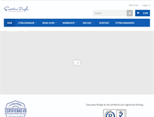 Tablet Screenshot of executivepeople.se